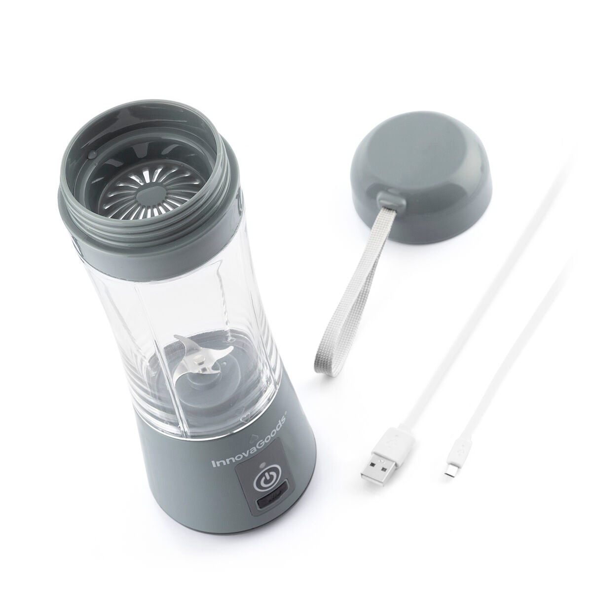 Innovagoods Wiederaufladbarer Tragbarer Standmixer Mit Becher Shakuit Innovagoods