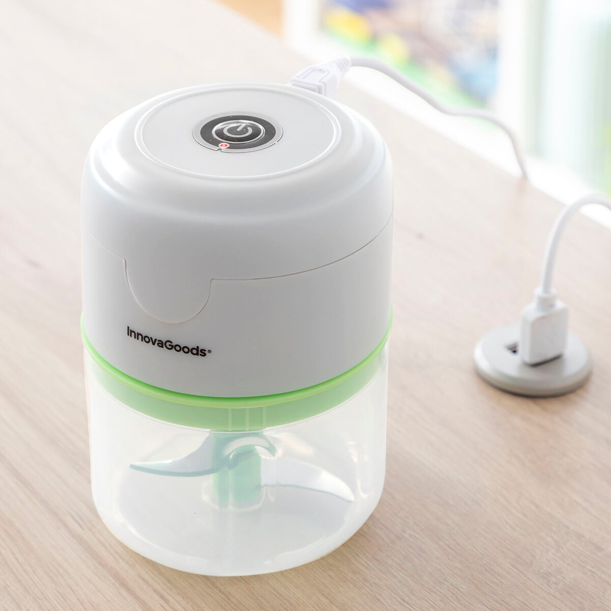 Innovagoods Tragbarer, Wiederaufladbarer Mini-Zerkleinerer Echoppie Innovagoods