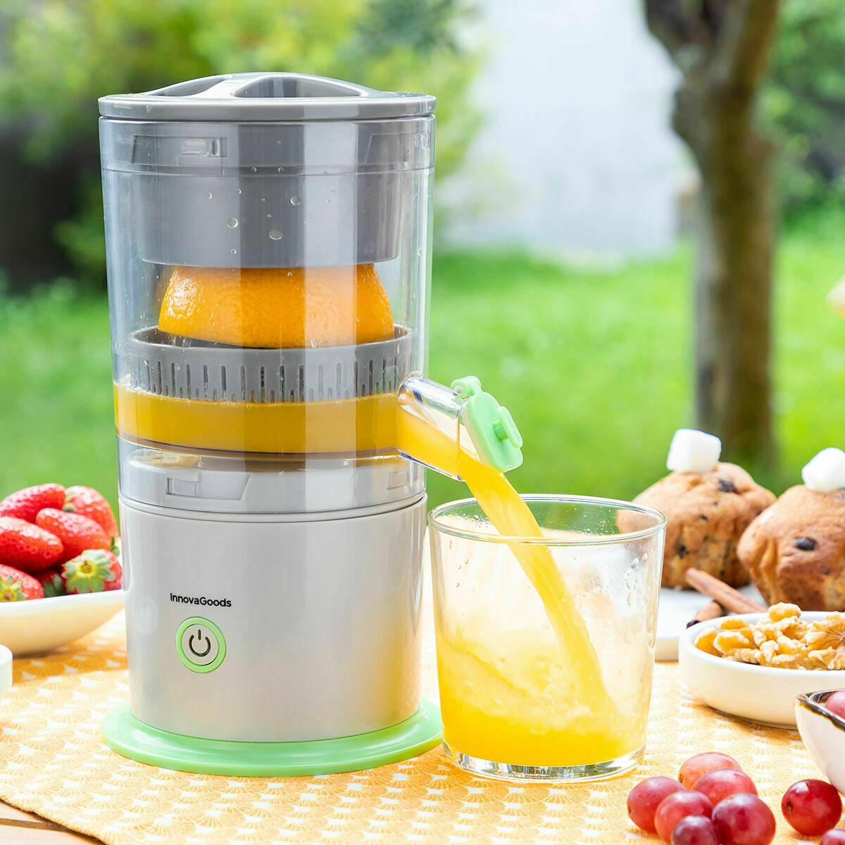 Innovagoods Automatische Wiederaufladbare Saftpresse Juisso Innovagoods